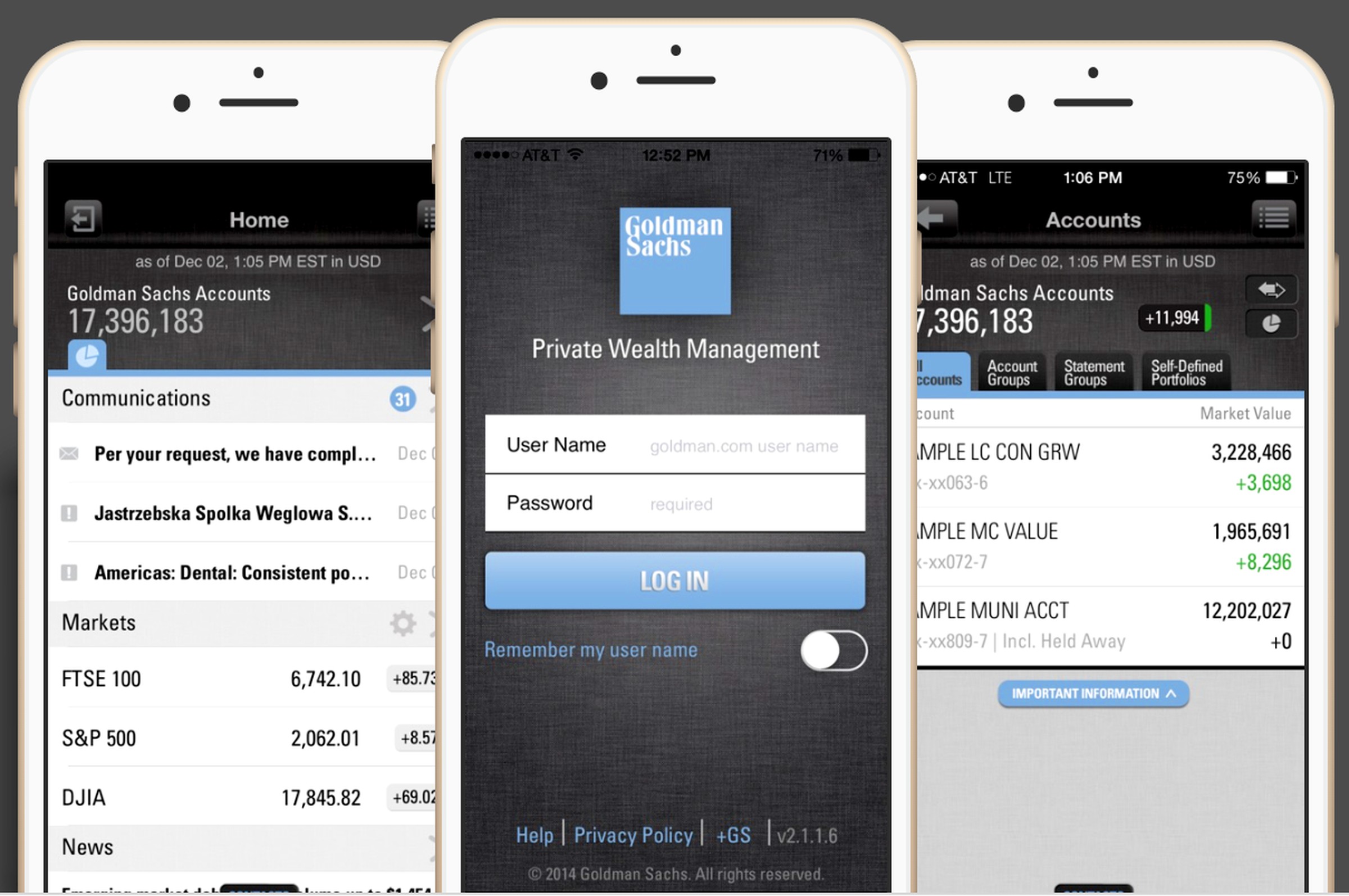 Goldman Sachs - Private Wealth Management Platform